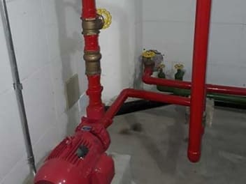 Troca de tubulação de hidrante