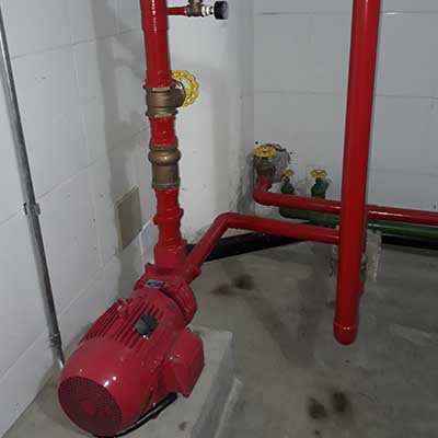 troca de tubulação de hidrante